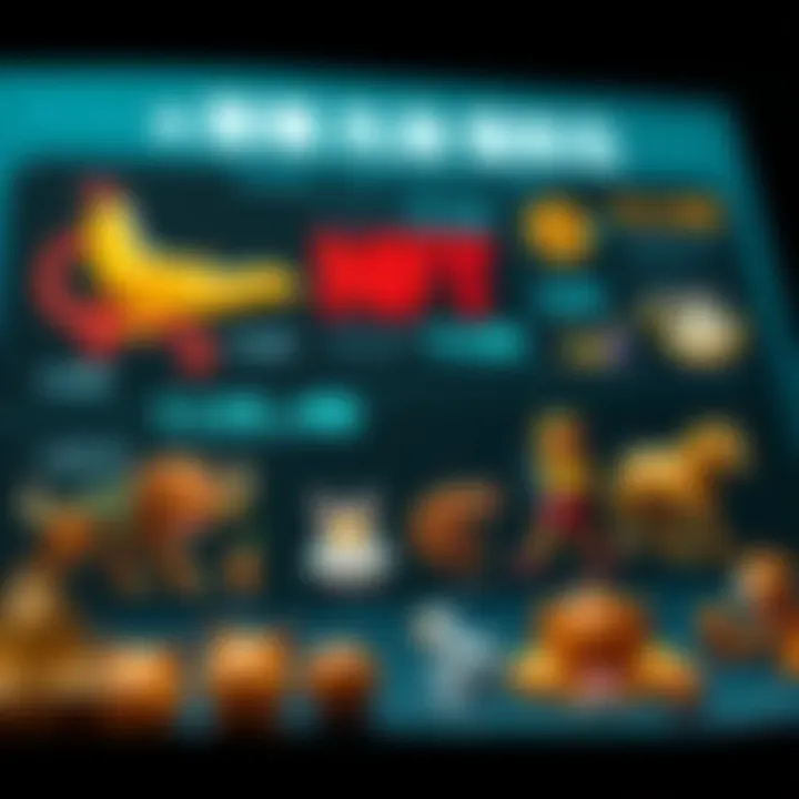 An infographic displaying the evolution of NFTs in the digital art space.