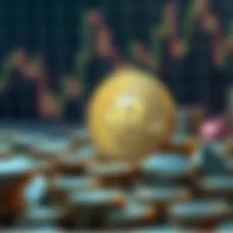 Conceptual illustration of funding rates in cryptocurrency trading